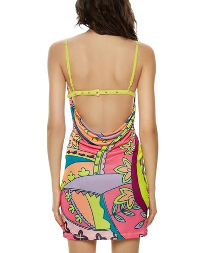 Robe courte MeFui Multicolor Wet pour sublimer vos courbes - 3