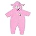 Zapf Creation-Baby Annabell Deluxe Sheep Onesie 43cm 703588