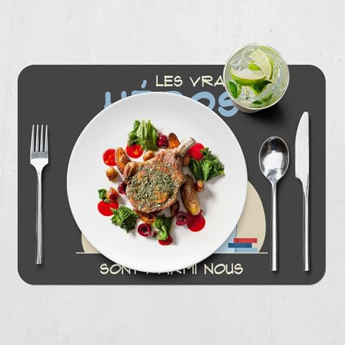 Napperons de table en liège style architecte pour sublimer vos dîners et repas créatifs - 7
