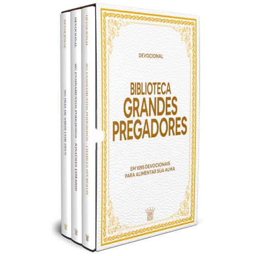 Biblioteca Devocional com Grandes Pregadores - Box com 3 Livros