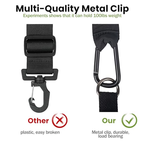 Image of Trimmer Strap for Weed Eater Shoulder Strap Harness[Upgraded Elastic Part], Compatible with EGO /Greenworks String Trimmer, Leaf Blower, & Shrub Trimmers