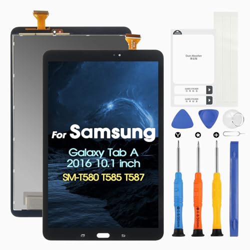 Écran de Rechange pour Galaxy Tab A 2016 SM-T580 T585 LCD Noir