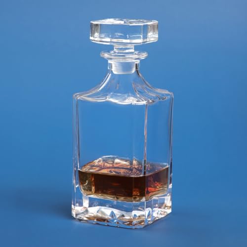 Homla Purto - Caraffa per whisky, 750 ml, in cristallo, consigliato per il lavaggio a mano