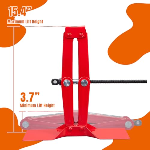 Jack Boss Car Scissor Jack 1.5 Ton 3,300 lbs Capacity Steel Portable Tire Jack with Handle Mounts Durable Leveling Jacks for Car Truck Sedans MPV - Image 3