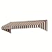 Awntech 4-Feet New Yorker Window/Entry Awning, 24-Inch Height by 48-Inch Diameter, Burgundy/Tan