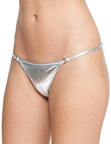 Image of Women's Faux Leather & Spandex G-Strings (Pack of 1)