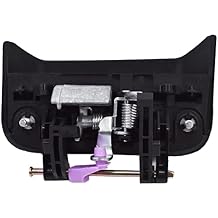 WFLNHB 1 Pcs Rear Passenger Side Black Plastic Exterior Door Handle Replacement for 2007-2016 Compass 5115826AF