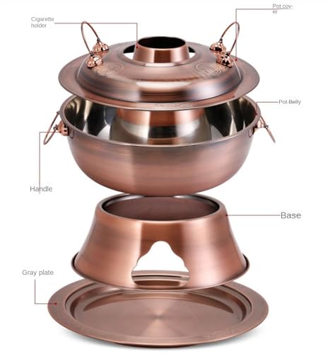 Olla Hot Pot Tradicional China Acero 32 cm miniatura 5