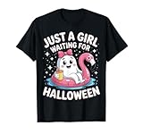 Photo Gallery solo una ragazza che aspetta halloween ghost flamingo maglietta Photo Gallery solo una ragazza che aspetta halloween ghost flamingo maglietta