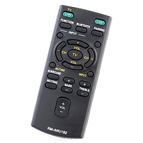 RM-ANU192 Telecomando della soundbar compatibile con i sistemi audio Sony Sostituisce SONY RM-ANU191