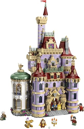 Image of LEGO ǀ Disney Princess Beauty and The Beast Castle Building Kit, Gift-Giving Idea for Fans 43263