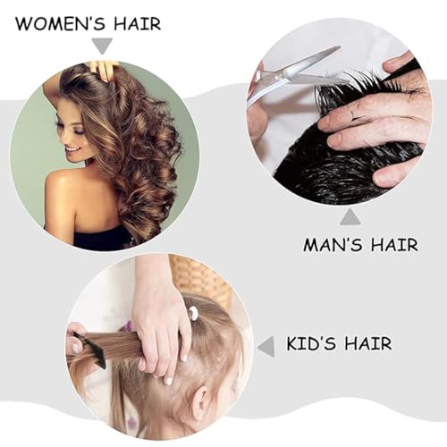 Image of GITGRNTH 4-Piece Black Hair Brush and Comb Set - Detangling Paddle Brush, Round Brush, Fine & Wide Tooth Combs - Styling Kit for All Hair Types, Women, Men & Kids (Foldable Comb 2)