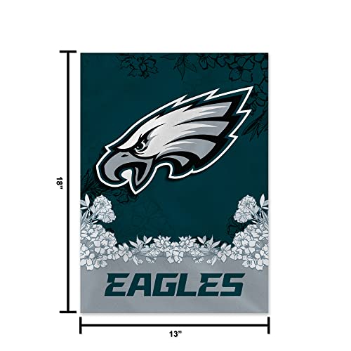 Image of Rico Industries NFL Standard /Primary 13 inch x 18 inch Double Sided Garden Flag - Great Gift for Men, Women, & Fans