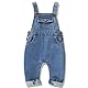 T TALENTBABY Baby Kleidung MäDchen Junge Overall Winter 0-3 Monate, Latzhose Babykleidung Anzug Set, Unisex Jean Strampler, Halloween Geschenk Jumpsuit Winterkleidung