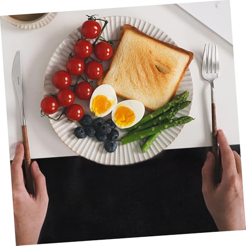 Servilletas de tela negras de algodón reutilizables para cocina y comedor, 12 uds 8