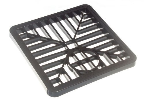 Ravin grille de vidange obstruée ? Solution couvercle pvc noir 150mm carré