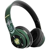 Show Your Slytherin Pride: Officially licensed Harry Potter over-ear headphones featuring the bold green house color and the Slytherin crest . Perfect for fans who want to express their Hogwarts pride in style. Premium Wireless Over-Ear Headphones: E...