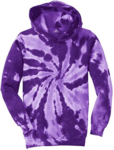 Joe's USA Koloa Youth Colorful Tie-Dye Hoodies - Youth Sizes XS-XL