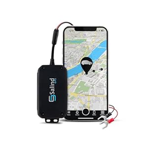 Salind GPS – SALIND 01 2G – GPS Tracker for Cars, Lorries and Other Vehicles – Direct Connection to Battery – UK & Worldwide Real Time Tracking, Tracking history, Alarms – Total Wire Length 1.57m