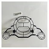 This headlight guard provides protection for your motorcycle headlight, allowing you to ride with confidence.