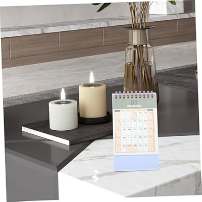 Desk Calendar Minimalist Desktop Calendar for Office and Home Use Daily Month Planner Aesthetic Design Yearly Schedule Chic and Portable for Easy Organization