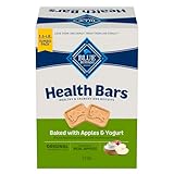 Blue Buffalo Health Bars Crunchy Dog Biscuits, Oven-Baked with Natural Ingredients, Apples & Yogurt, 3.5-lbs Box