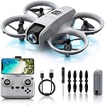 8K Drone with Camera for Adults and Beginners - FPV Live View, Obstacle Avoidance, LED Lights and Optical Flow Hover - 180° Remotley Adjustable Camera lens, Portable Drone Under 249g