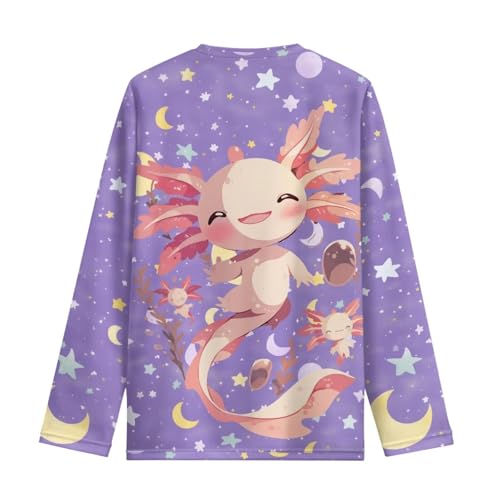 Image of Long Sleeve Shirts for Girls Winter Tops 3-16t Cartoon T Shirts for Fall Clothes