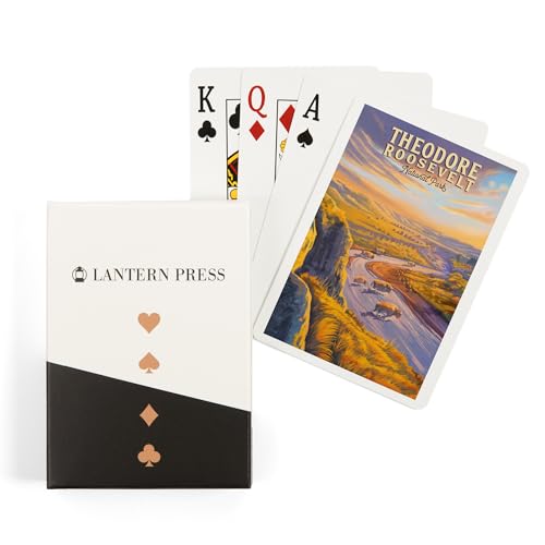 Baraja de cartas Lantern Press con pintura al óleo, 52 cartas poker
