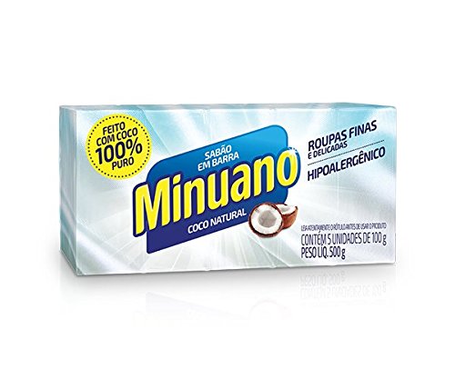 Sabão em Barra de Coco, Minuano, Branco, Médio