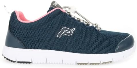 Propét Women's TravelWalker II Sneaker, Navy/Melon, 8 | Image 2