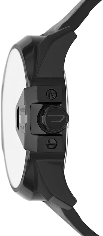 Miniatura 2 de Diesel DZ7446 - Correa de piel negra con esfera negra para hombre Uber Chief de tres manecillas 2126in Negro -