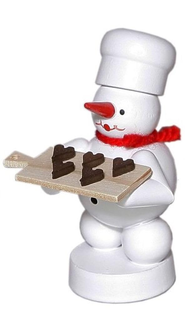 Bonhomme de neige Rudolphs Schatzkiste figurine hiver de 8 cm