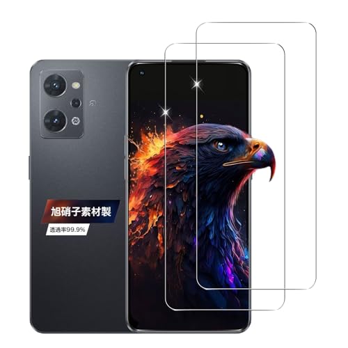 �y2���Z�b�g�z For OPPO Reno 9A / Reno7 A �p�� �K���X�t�B���� Reno9 A/Reno 7A OPG04 �p�� �t�B�����w��h�~ �t�� �ی�t�B���� ���Ɏq�f�ސ� �d�x9H �����K���X �����ߗ� �C�A�[�� �����z�� �X�N���b�`