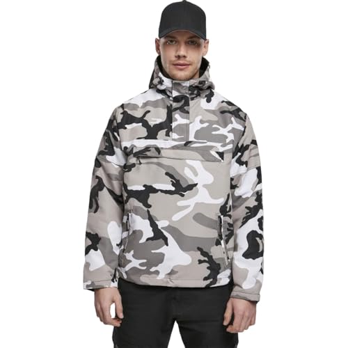 Image of Men's Fleece-Lined Quarter Zip Windbreaker Pullover