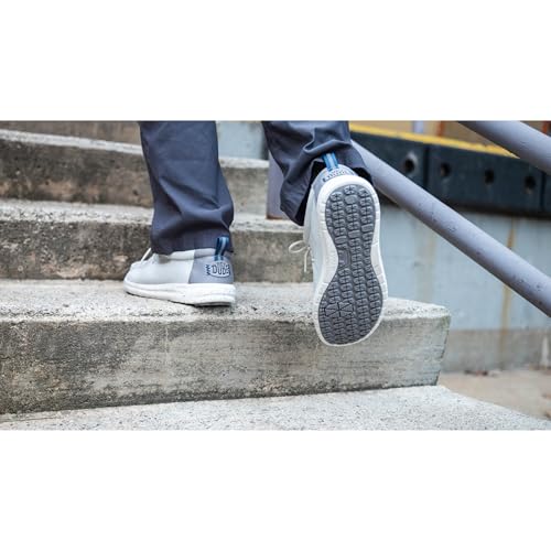 Image of HEYDUDE Men's Wally Work CE Slip-On Loafers | Lightweight CE-Certified Work Shoes | Water-Repellent & Slip-Resistant Outsole