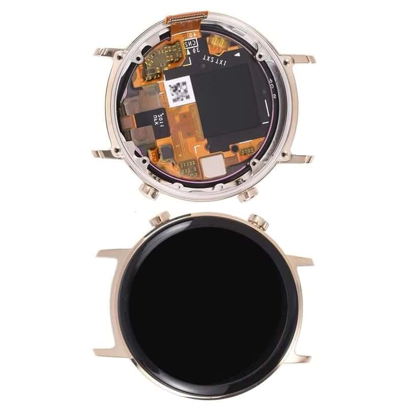 YOOOKOOO - Schermi LCD per Huawei Watch GT 2 LTN-B19 DAN-B19 42 mm Display e Touch Screen Assembly con Cornice Oro