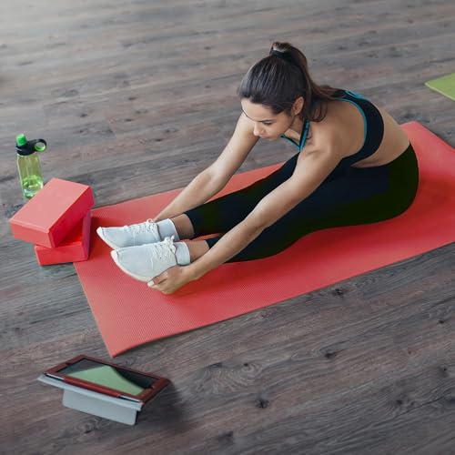 Image of BalanceFrom 7-Piece Yoga Set with 71x24x0.5 Inches Extra Thick Mat and Carrying Sling - Includes 2 Blocks, Stretch Strap, 2 Towels, and Knee Pad for Home, Studio, and Gym Workouts