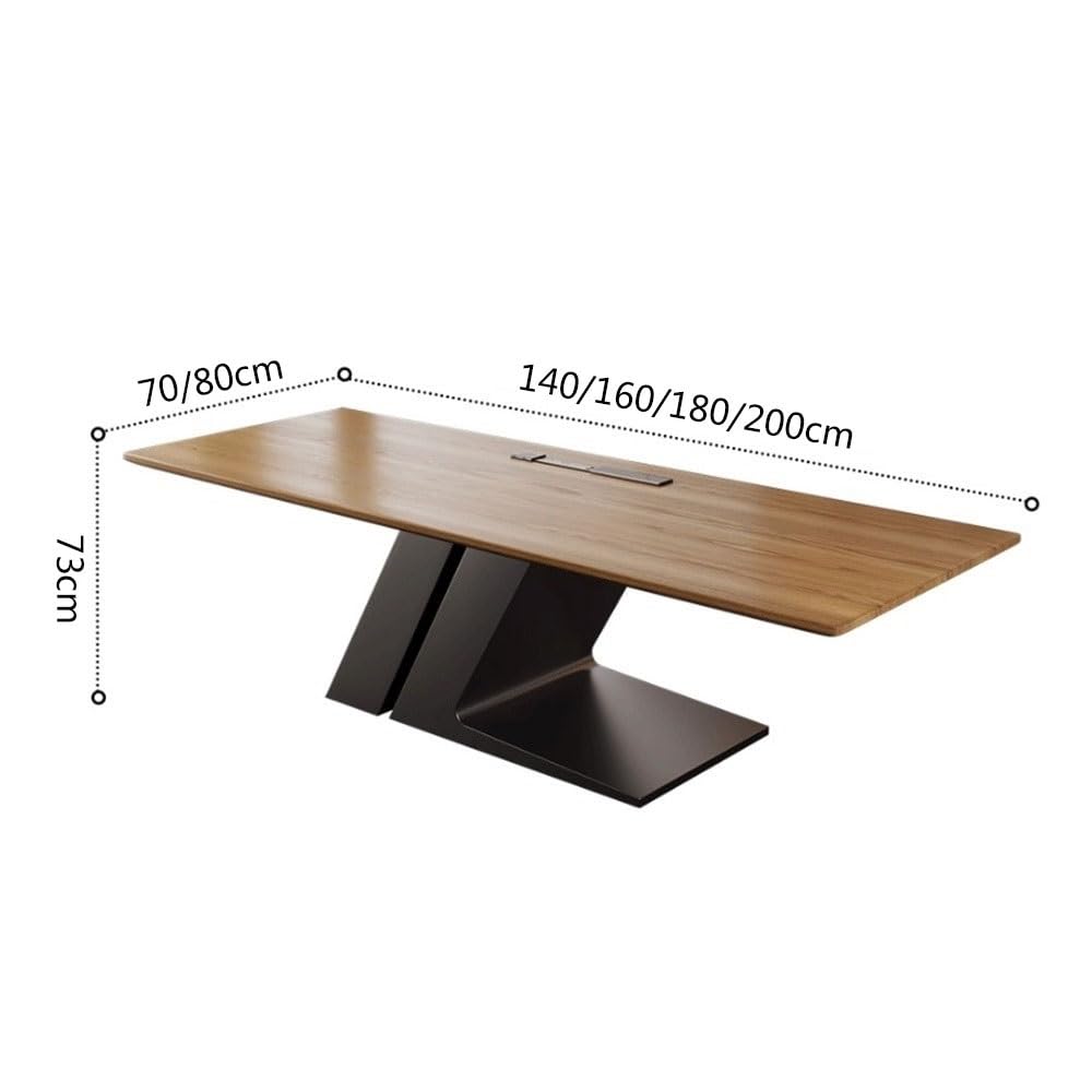 Acrittura Scrivania direzionale con piano in legno di frassino e creativa(S)