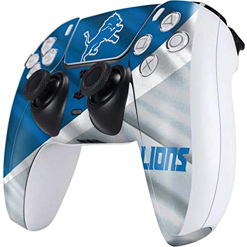 Skinit Decal Gaming Skin Compatible with PS5 Controller - Officially Licensed NFL Detroit Lions Design