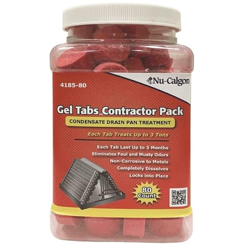 Tratamiento para bandeja de condensado Nu-Calgon, tableta en gel, para sistema de 3 toneladas, modelo 4185-80 miniatura 1