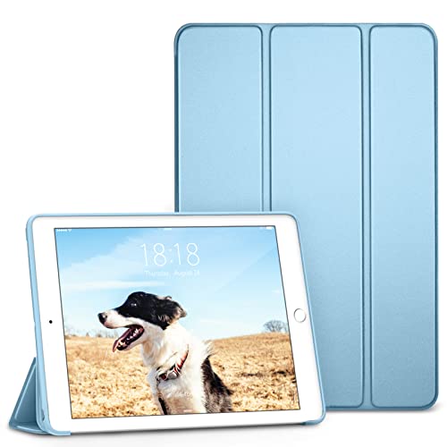 Dtto Case For Ipad Mini 4,(Not Compatible With Mini 5Th Generation 2019) Ultra Slim Lightweight Smart Case Trifold Stand With Flexible Soft Tpu Back Cover For Ipad Mini4[Auto Sleep/Wake],Sky Blue #TOP5