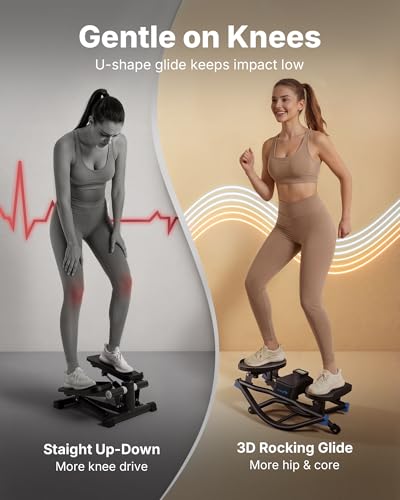 image for Merach Rocking Steppers for Exercise at Home,3D Motion Stair Stepper w