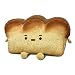 Almohada Extra Grande Cute Bread Cuddle Almohada de Tostadas Divertidas Peluche Pan Relleno Kawaii Cojín del sofá de los niños de la Almohada del Tiro de la Comida para la decoración del hogar