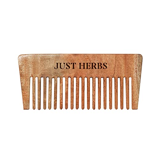 Image of Just Herbs Hair Care & Protection combo with 8 in 1 Shampoo & Neem Wooden Comb