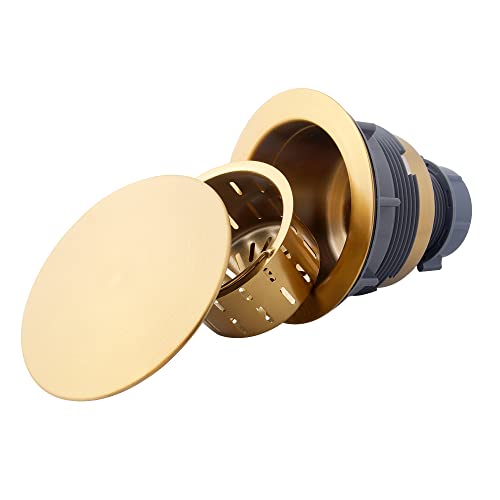 Ensamblaje de Drenaje para Fregadero de Cocina 3.5 pulg Oro