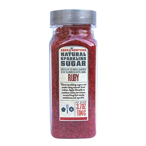 Natural Colored Ruby Sparkling Sugar