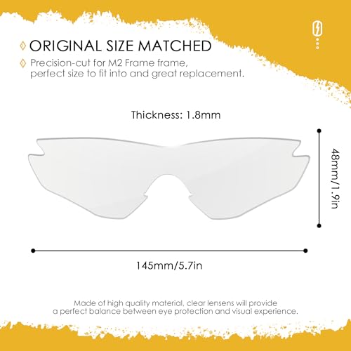 Image of ANSI Z87.1 Replacement Lenses For Oakley M2 Frame OO9212 Sunglass