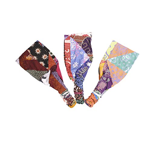 Pack of 3 Multi Indo Batik Headband-multi-one Size
