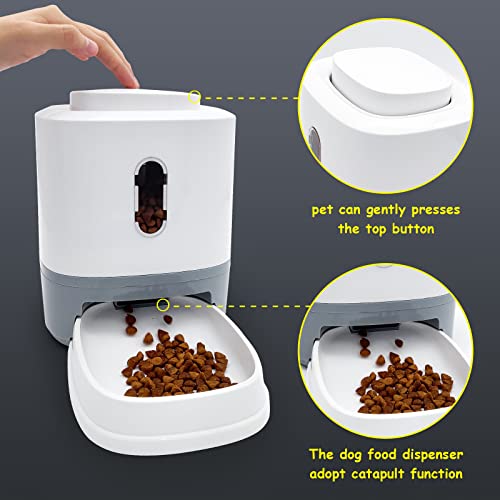 Automatic Pet Feeder, Cat Feeder Auto Dog Feeder for Small Medium Pets, Food Machine for Dogs, Non-Slip Puppy Food… - Image 6